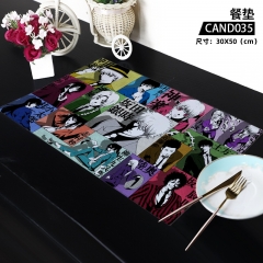 3 Styles Gintama Cartoon Character Anime  Canvas Table Mat