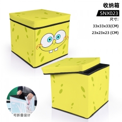 2 Sizes SpongeBob SquarePants Cartoon Anime Storage Box