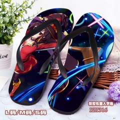 Kono Subarashii Sekai ni Shukufuku wo! Cartoon Soft Rubber Slippers Anime Flip-flops