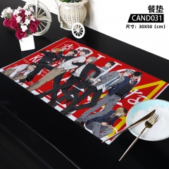 Haikyuu Cosplay Decoration Cartoon Character Anime  Canvas Table Mat