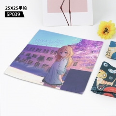 Your Lie in April Cosplay Cartoon Character Anime Handkerchief