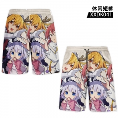 Miss Kobayashi's Dragon Maid Cartoon Anime Shorts Pants