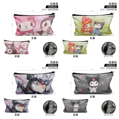 4 Styles Sanrio Cartoon Anime Zipper Makeup Bag