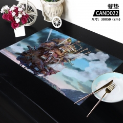 2 Styles Howl's Moving Castle Cosplay Decoration Cartoon Character Anime  Canvas Table Mat