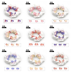 10 Styles Shugo Chara Cartoon Anime Scrunchie