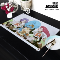 3 Styles Pokemon Cosplay Decoration Cartoon Character Anime  Canvas Table Mat