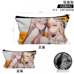 2 Styles Blue Archive Cartoon Anime Zipper Makeup Bag