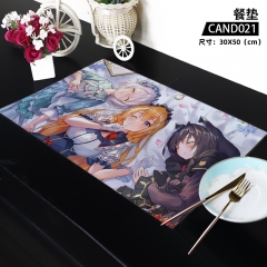 Princess Connect! Re:Dive Cosplay Decoration Cartoon Character Anime  Canvas Table Mat