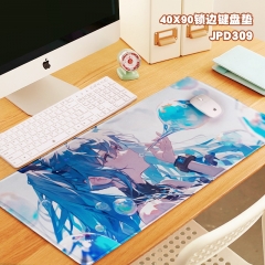 40*90*0.3cm Hatsune Miku Cartoon Print Mouse Mat Anime Mouse Pad