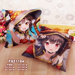 3 Styles (45*45CM) Kono Subarashii Sekai ni Shukufuku wo! Cartoon Anime Pillow