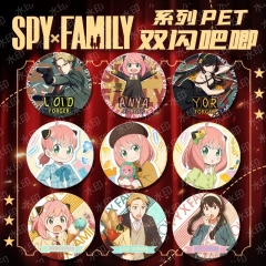 15 Styles 75mm SPY×FAMILY Cartoon Anime Tinplate Pin Brooch