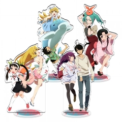 4 Styles Bakemonogatari Cartoon Acrylic Anime Standing Plate