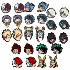 5 Styles My Hero Academia Cartoon Cute Alloy Earring Fashion Girls Earring