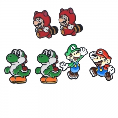 3 Styles Super Mario Bro Cartoon Cute Alloy Earring Fashion Girls Earring