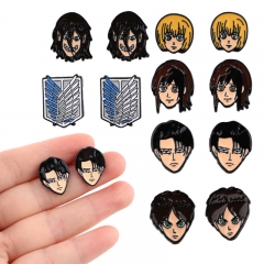 5 Styles Attack on Titan/Shingeki No Kyojin Cartoon Cute Alloy Earring Fashion Girls Earring