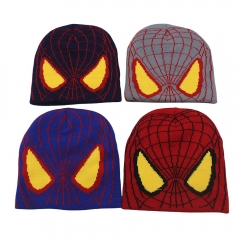 4 Styles Spider-Man Cartoon Pattern Cap Anime Knitted Hat