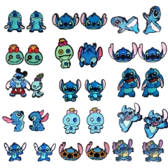 10 Styles Lilo & Stitch Cartoon Cute Alloy Earring Fashion Girls Earring