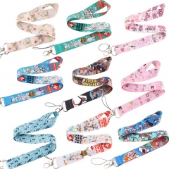 3 Styles Cute Cartoon Anime Phone Strap Lanyard