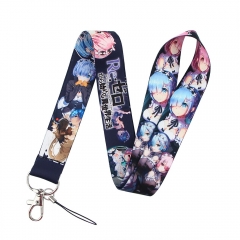 2 Styles Re: Life in a Different World from Zero Cartoon Anime Phone Strap Lanyard