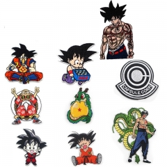 5 Styles Dragon Ball Z Cartoon Anime Cloth Patch