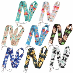 7 Styles Cute Folivora Cartoon Anime Phone Strap Lanyard