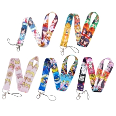 6 Styles Pretty Soldier Sailor Moon Cartoon Anime Phone Strap Lanyard