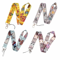 5 Styles Cute CAt Cartoon Anime Phone Strap Lanyard