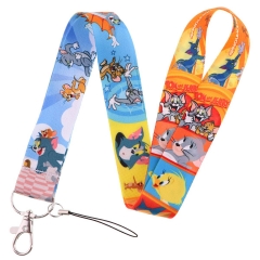 3 Styles Tom and Jerry Cartoon Anime Phone Strap Lanyard