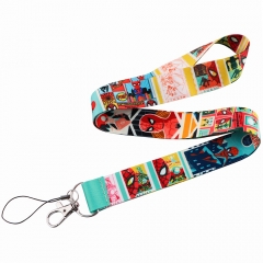 Spider Man Cartoon Anime Phone Strap Lanyard