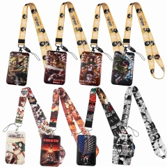 14 Styles Attack on Titan/Shingeki No Kyojin Cartoon Pattern Anime Card Holder Bag