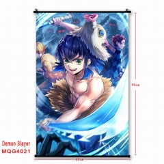 60*90CM Demon Slayer: Kimetsu no Yaiba Anime Fabric Wallscroll