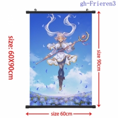 60*90CM Frieren: Beyond Journey's End Cartoon Wall Scroll Anime Wallscroll