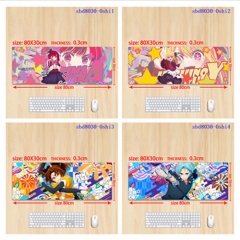 （80*30*0.3CM）6 Styles Oshi No Ko Cartoon Anime Mouse Pad