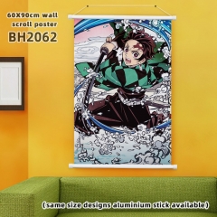 60*90cm Demon Slayer: Kimetsu no Yaiba Cartoon Wallscrolls Waterproof Anime Wallscrolls