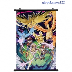 60*90cm Pokemon Cartoon Wall Scroll Decoration Anime Wallscroll