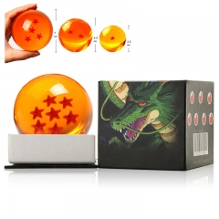 3.5CM/4.2CM/5.7CM/7.6CM 1-7 Stars Dragon Ball Z Cartoon Toys 3D Anime Crystal Ball Figure