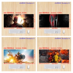 （90*40*0.3CM）9 Styles Deadpool & Wolverine Cartoon Anime Mouse Pad