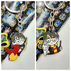 2 Styles Harry Potter Cartoon Anime Alloy Keychain