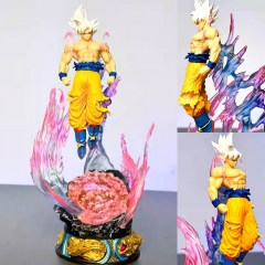 ( With Light) 25cm Dragon Ball Z Son Goku Cartoon Anime PVC Figure