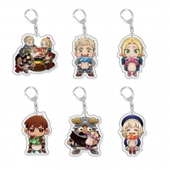 6 Styles Delicious in Dungeon/Dungeon Meshi Cartoon Acrylic Anime Keychain