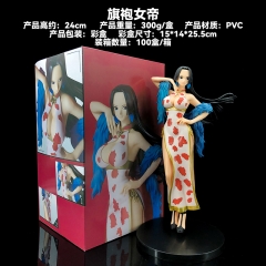 24CM One Piece Boa Hancock Sexy Girl Anime PVC Figure Toy Doll