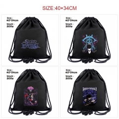 10 Styles Solo Leveling Cartoon Canvas Anime Drawstring Bag