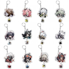 12 Styles Zenless Zone Zero Cartoon Acrylic Anime Keychain