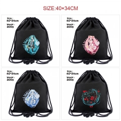 11 Styles Hatsune Miku Cartoon Canvas Anime Drawstring Bag