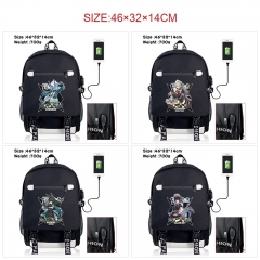 12 Styles Zenless Zone Zero Cartoon Anime Canvas Backpack Bag