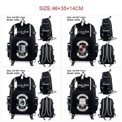 11 Styles Attack on Titan/Shingeki No Kyojin Cartoon Anime Canvas Backpack Bag