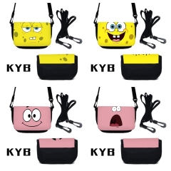 8 Styles SpongeBob SquarePants Cartoon Anime Crossbody Bag