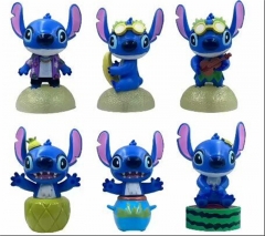 6pcs/set 10cm Lilo & Stitch Cartoon Anime PVC Figure