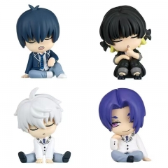 4pcs/set 5cm Blue Lock Cartoon Anime PVC Figure