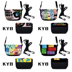 4 Styles Inside Out Cartoon Anime Crossbody Bag